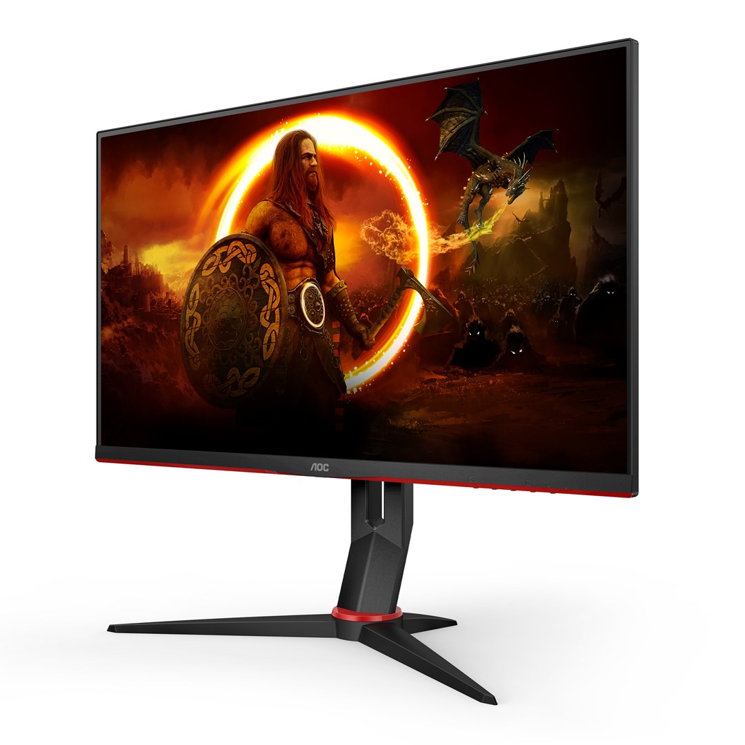 Monitor AOC Q27G2S/EU, 27", QHD 2K, 165Hz, 1ms, i zi/portokalli