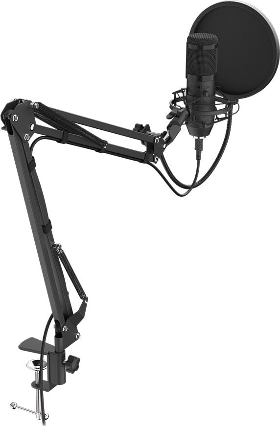 Mikrofon Krux EDIS 1000, kondensator kardioid, USB, i zi