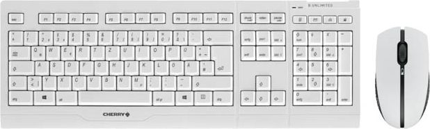 Set tastierë dhe maus CHERRY B.UNLIMITED 3.0, wireless RF, layout gjerman, gri
