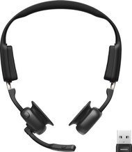 Kufje pa tela Shokz OpenMeet UC, Bluetooth, me mikrofon me anulim zhurme, të zeza