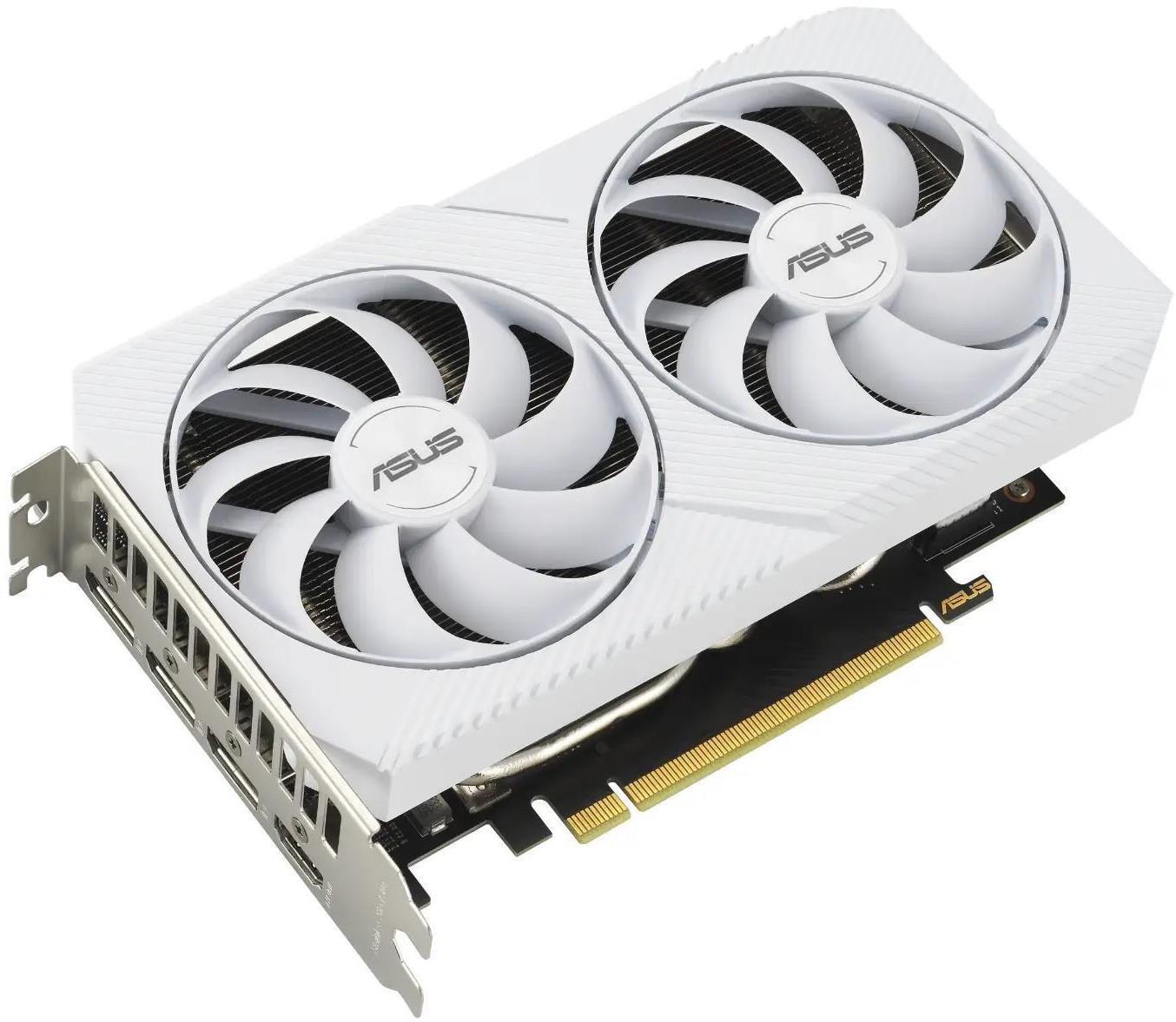 Kartë grafike ASUS Dual RTX 3060, 8GB GDDR6, e bardhë
