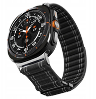 Rrip tekstili Spigen Fabric Band, për Samsung Galaxy Watch Ultra 47mm, mbyllje hook and loop, i zi