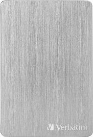 Disk i jashtëm Verbatim Store n Go ALU Slim 1TB, USB 3.2 Type C, argjendtë