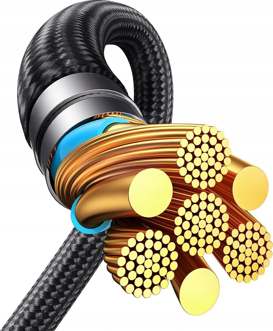 Kabllo karikimi Joyroom Strong Cable, 2 në 1 USB C në 2x USB C, 1.5m, 100W, gri