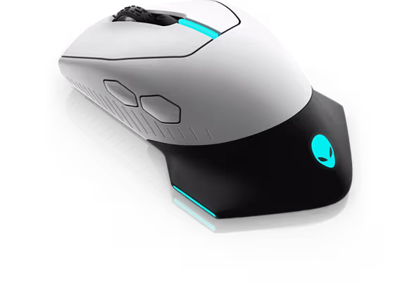 Maus Dell Alienware AW610M, i bardhë