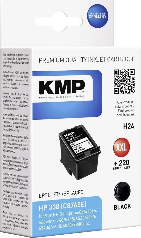 Кертриџ со боја KMP H24 XXL, 18 ml, црн, компатибилен за HP