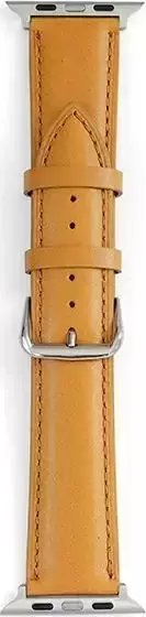 Rrip ore Beline Leather për Apple Watch, 42/44/45/49mm, lëkurë, kafe e çelët