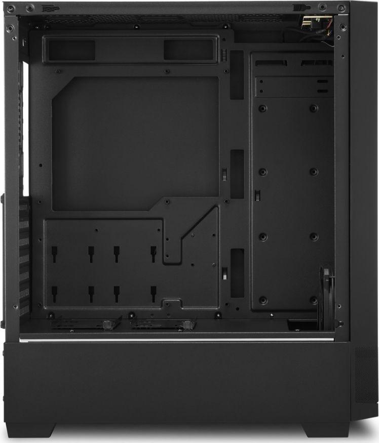 Kasë për kompjuter Sharkoon Flow RGB, e zezë