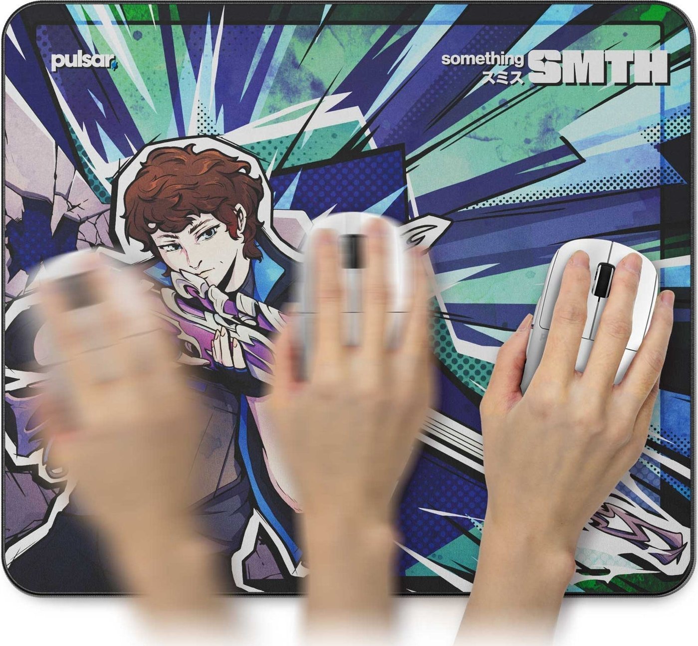 Mousepad gaming Pulsar Pro Series PRX Something, XL 19.3" x 16.5", 4mm, i zi