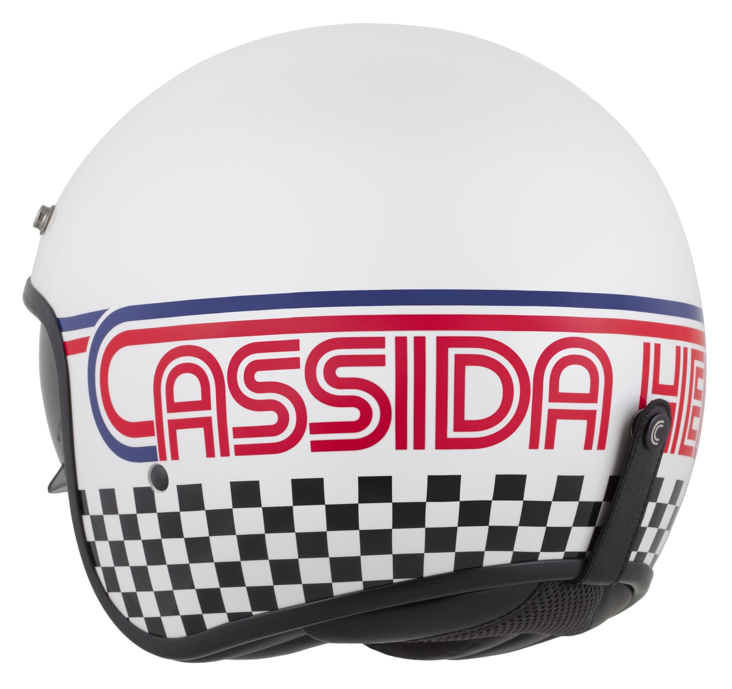 Kaska moto CASSIDA Oxygen 2.0 Rondo, e hapur, homologim ECE 22.06, pearl white red blue black