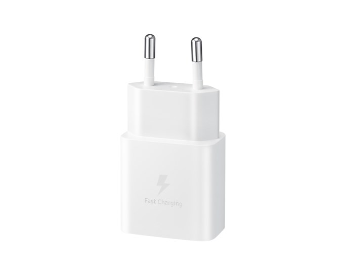 Karikues Samsung USB-C, 15W, i bardhë + kabllo USB-C, 1m
