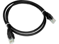 Kabllo rrjeti Alantec UTP Cat 6, 0.5m, RJ45, e zezë