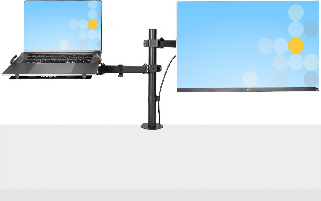 Krah monitori me tabaka laptopi StarTech, VESA, deri 32", i zi