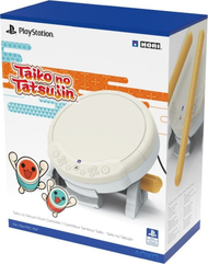 Konsollë daulle Hori Taiko No Tatsujin, për PS5 PS4 PC, me dy shkopinj, e bardhë