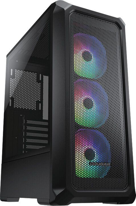 Kasë Cougar Archon 2 RGB Mesh, TG, e zezë