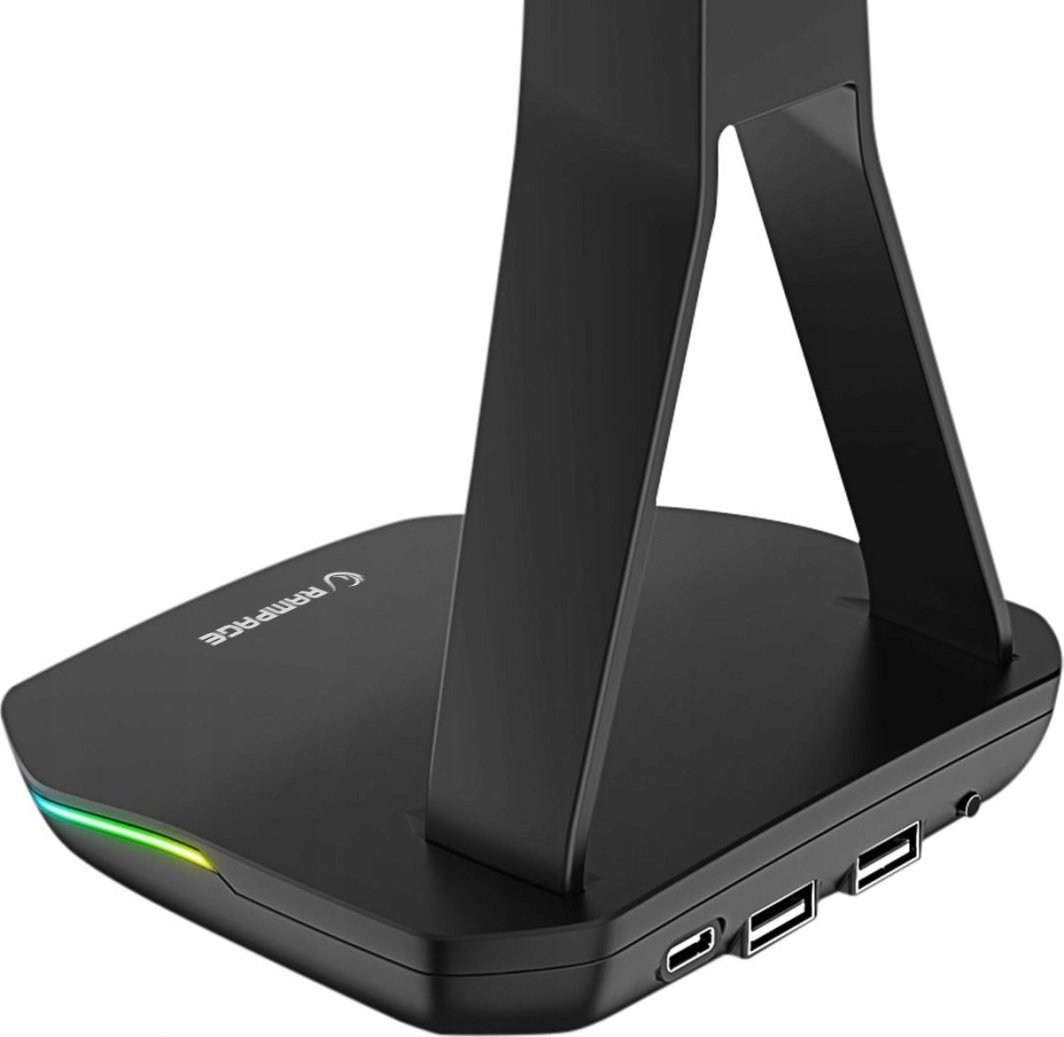 Mbajtëse për kufje Rampage Tower T14, 2x USB