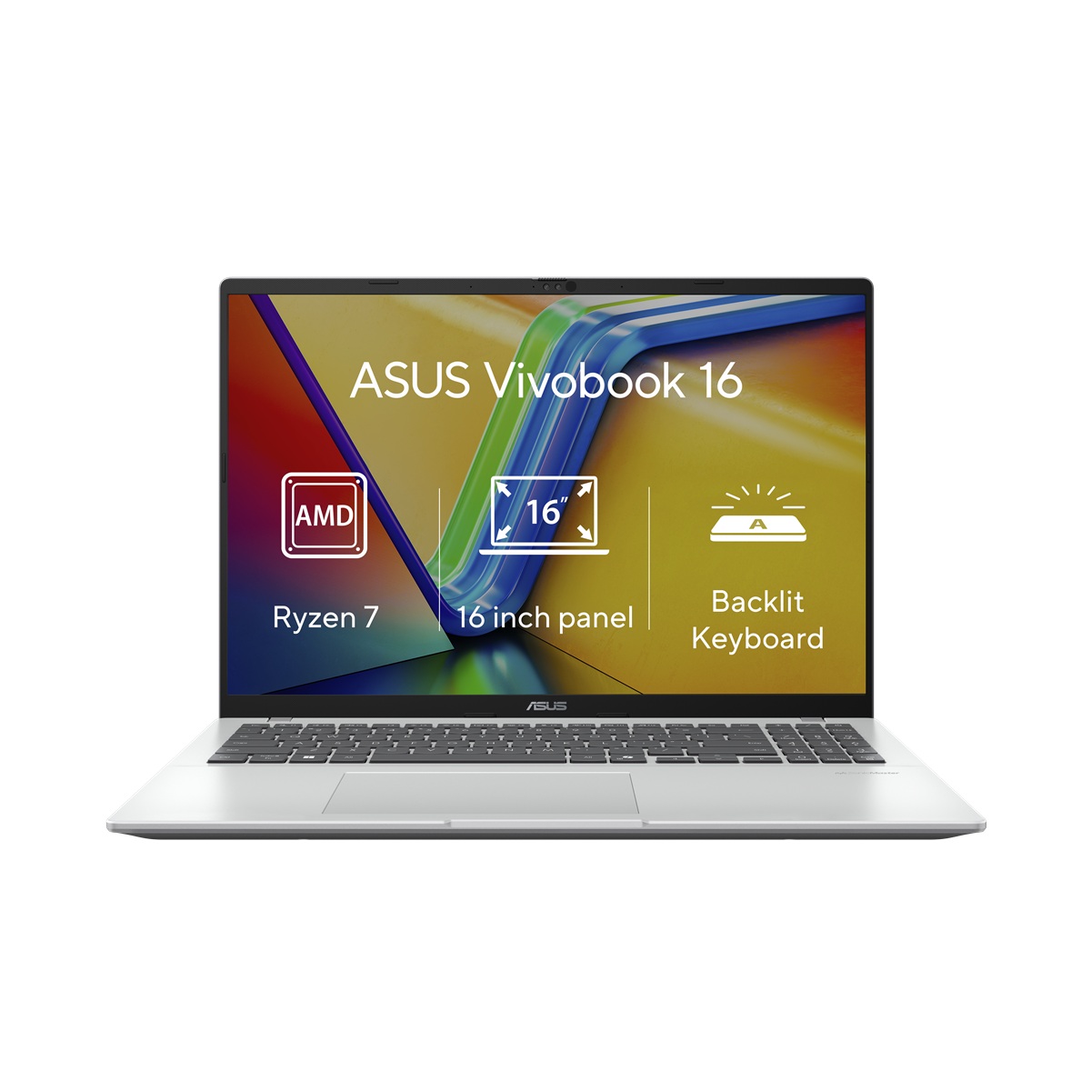 Laptop ASUS NTB Vivobook 16 (M1607KA-MB058W), 16", FHD+, AMD R7-AI-350, 16GB RAM, 1TB SSD, i argjend