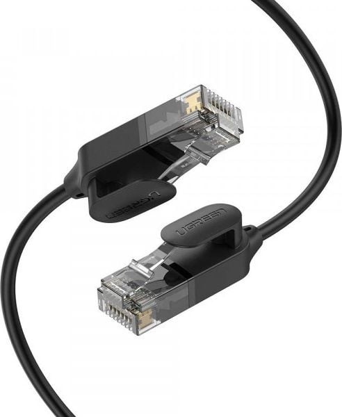 Kabllo rrjeti Ugreen 70332, RJ45 Cat 6A UTP, 1 m, e zezë
