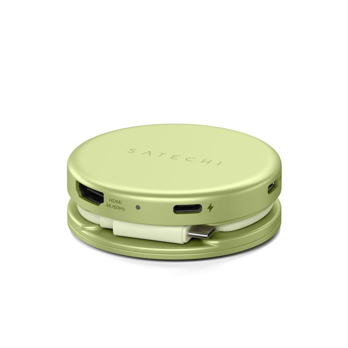 Satechi OntheGo 5-in-1 Multiport Adapter, Citrus