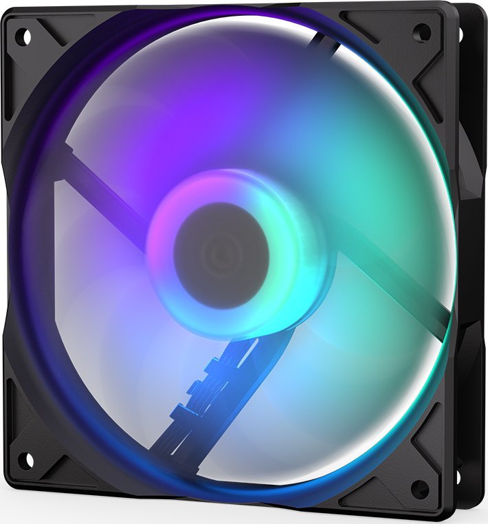 Ventilator PC Endorfy Stratus 120 PWM ARGB, 120mm, i heshtur, me ndriçim ARGB