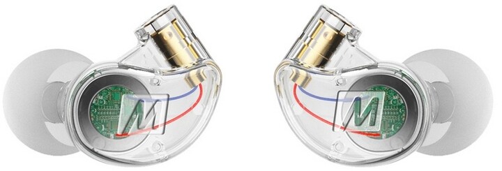 Dëgjuese MEE audio M6PRO 2nd gen. Combo, transparente