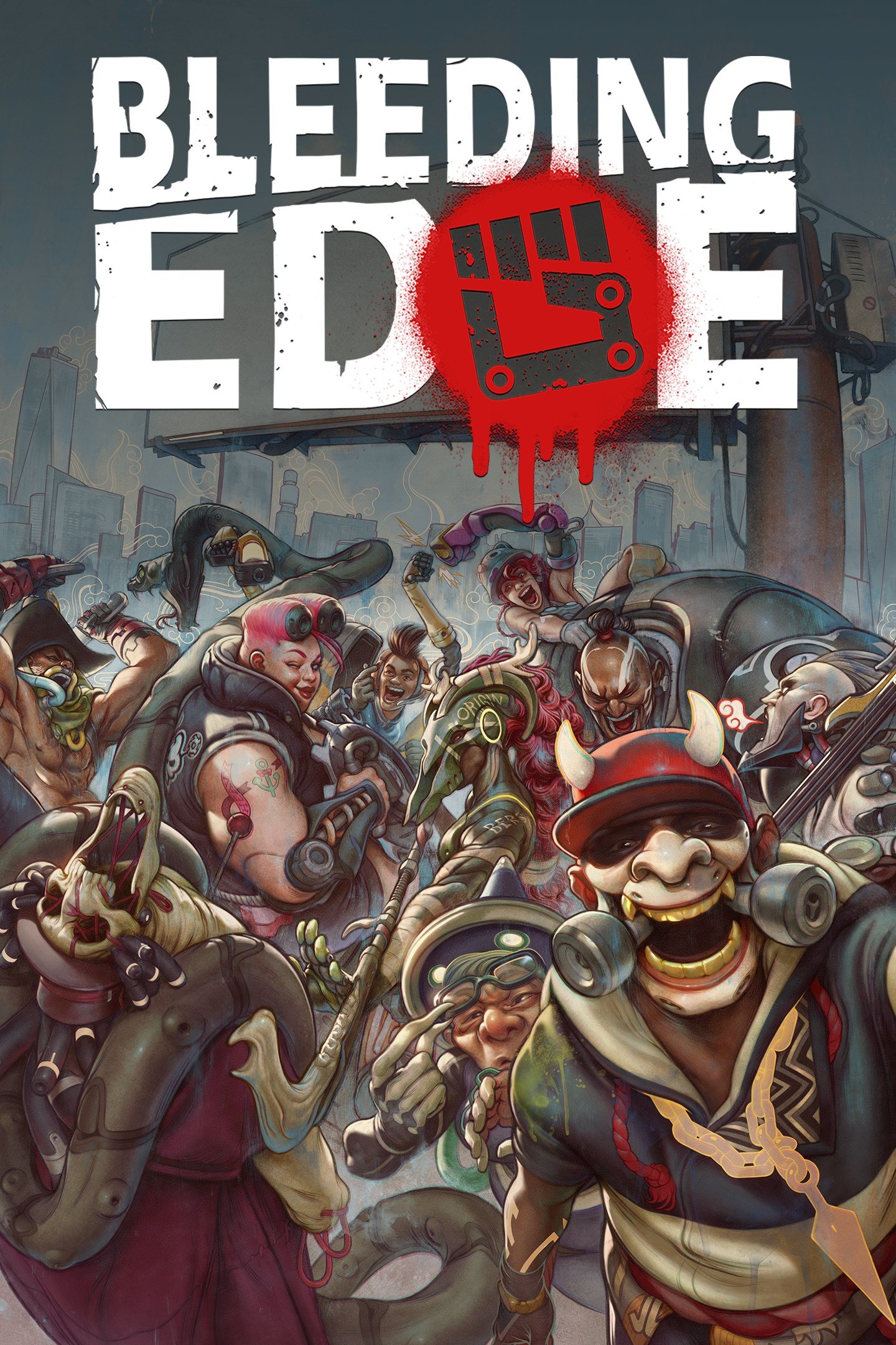 Lojë Xbox One Microsoft Bleeding Edge, aksion online, multiplayer
