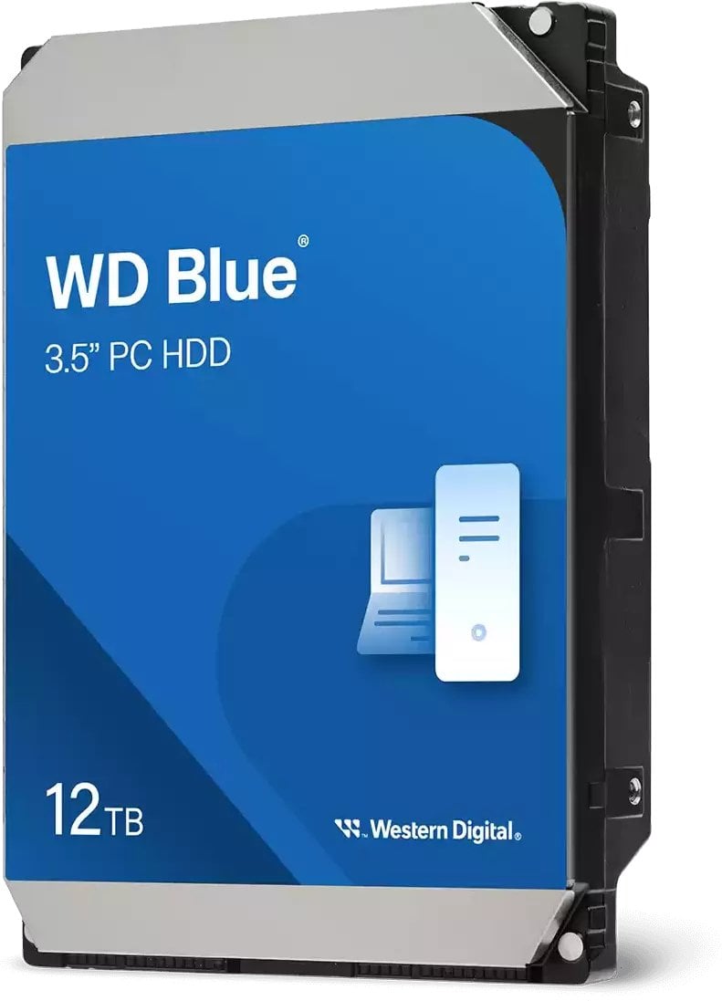 Hard disk i brendshëm Western Digital WD Blue, 3.5", 12TB, 7200 RPM