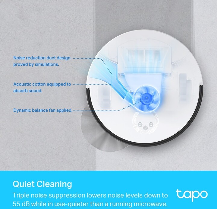 Fshesë robotike me shtupë TP-Link Tapo RV30 Plus