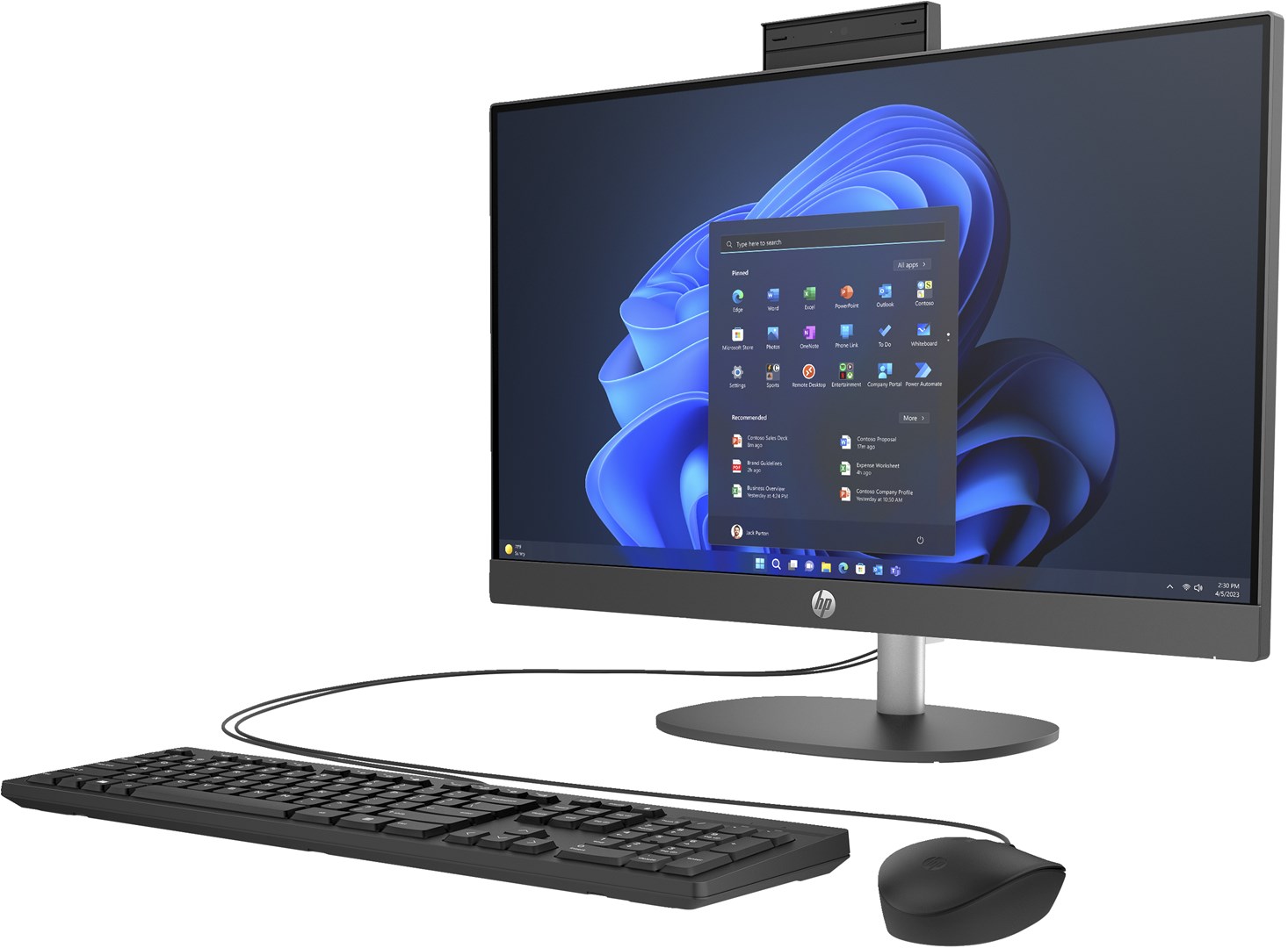 Kompjuter All-in-One HP 240 G10, i5-1335U 8GB 512GB, i zi