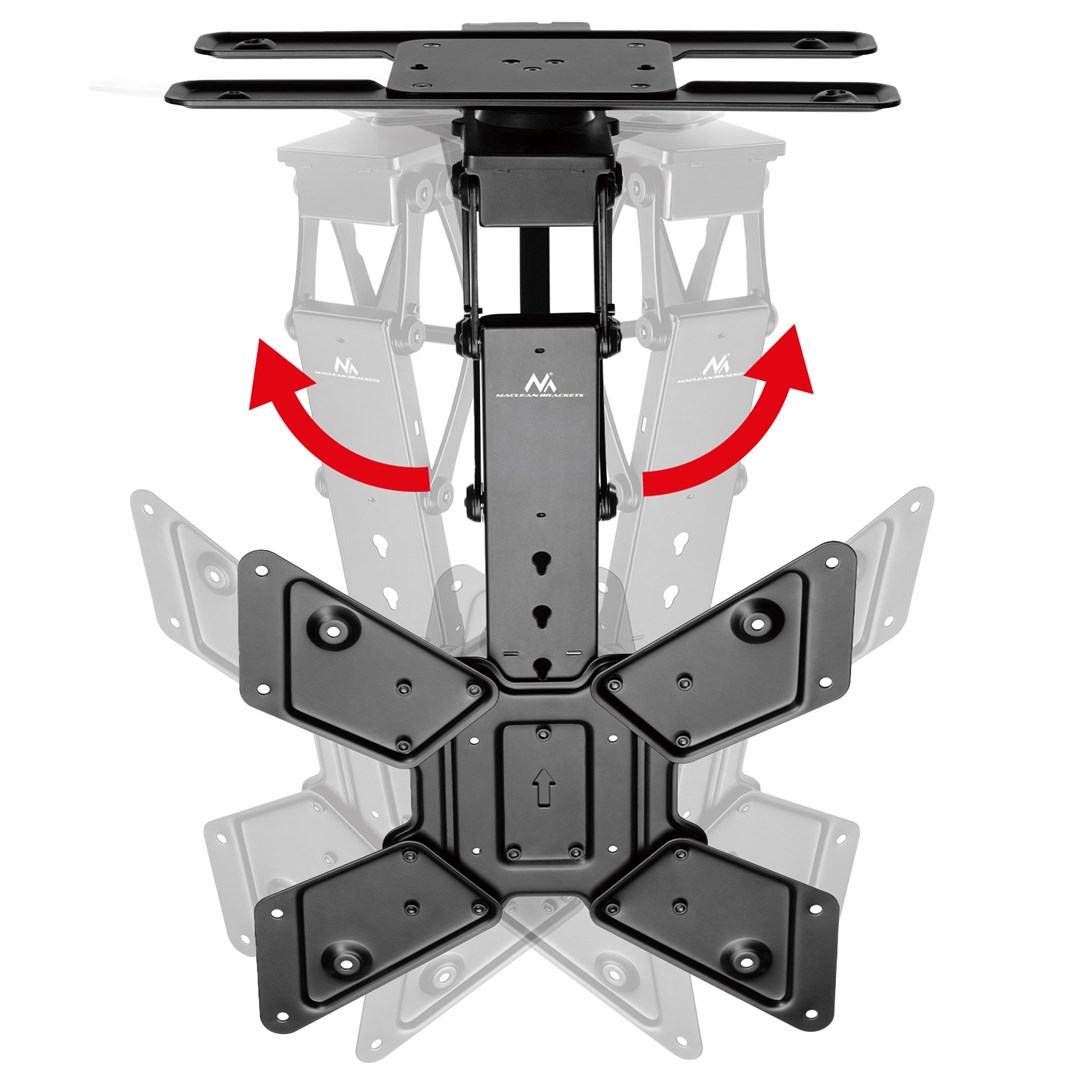 Mbajtëse tavani për televizor Maclean, i zi