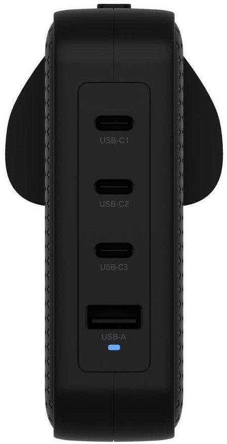 Karikues 4 porta Targus HyperJuice HJ1001BKWWGL, 145W, USB C PD QC, i zi