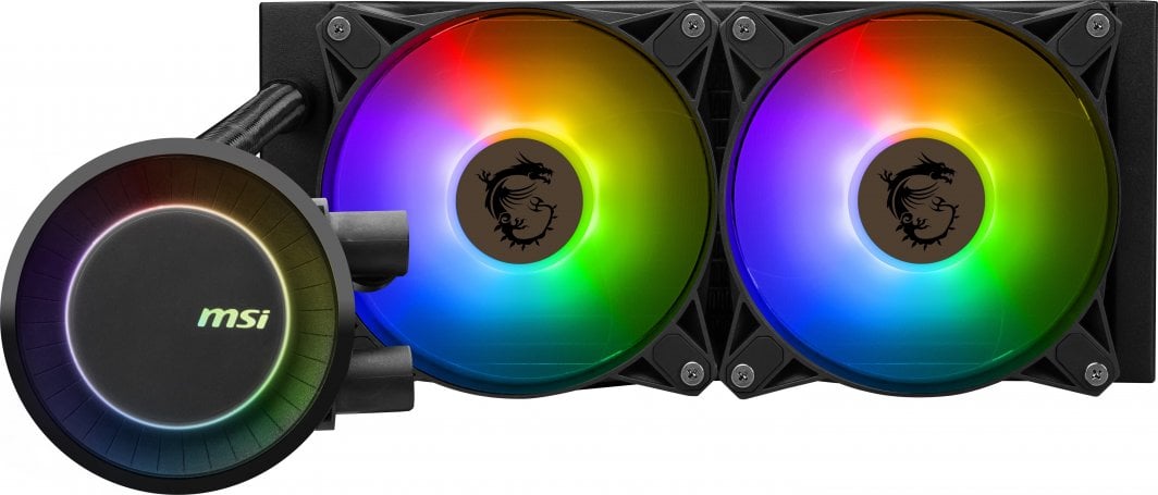 Ftohëse me ujë MSI MAG CoreLiquid E240 (306-7ZW5E17-C24), 240mm, ARGB, e zezë