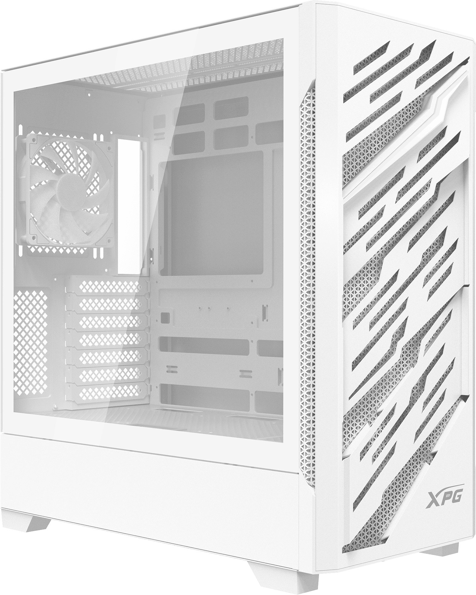 Kuti kompjuteri XPG Starker Air BTF, MIDI Tower ATX, dritare xhami, e bardhë