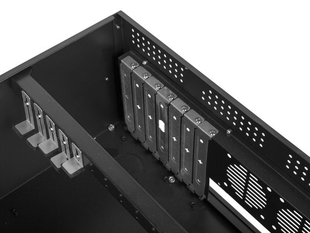 Kuti server rack ATX 450/08, 19", 4U, e zezë