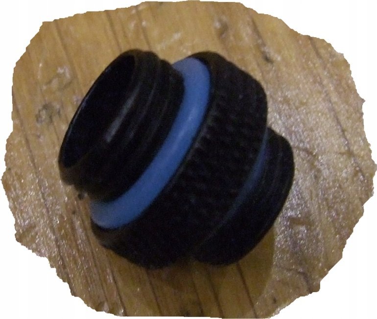 Përshtatës mini Barrow 5mm G1/4 mashkull në mashkull, bronz, i zi matte