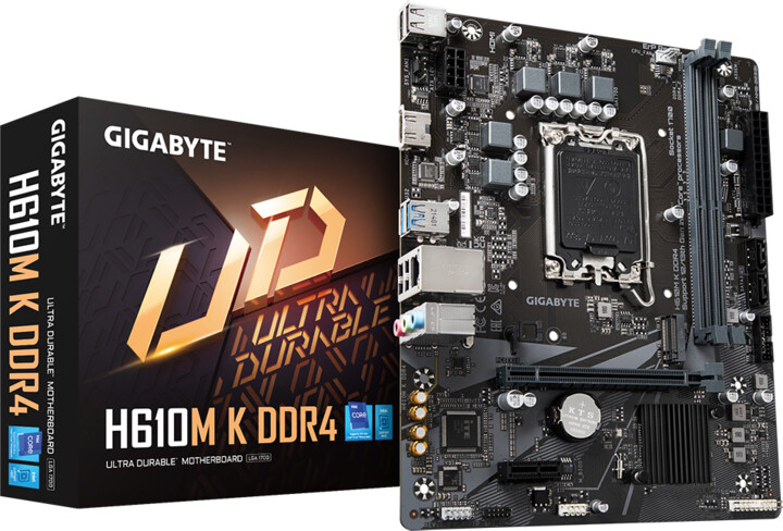 [OUTLET] Pllakë amë GIGABYTE H610M H DDR4 - Intel H610