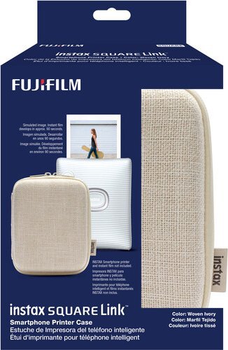Çantë mbrojtëse Fujifilm Instax SQUARE Link, për printer smartphone, Woven Ivory