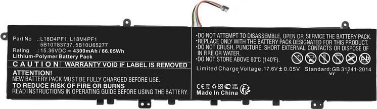 Bateri laptopi CoreParts MBXLE-BA0374, zëvendësuese, e zezë