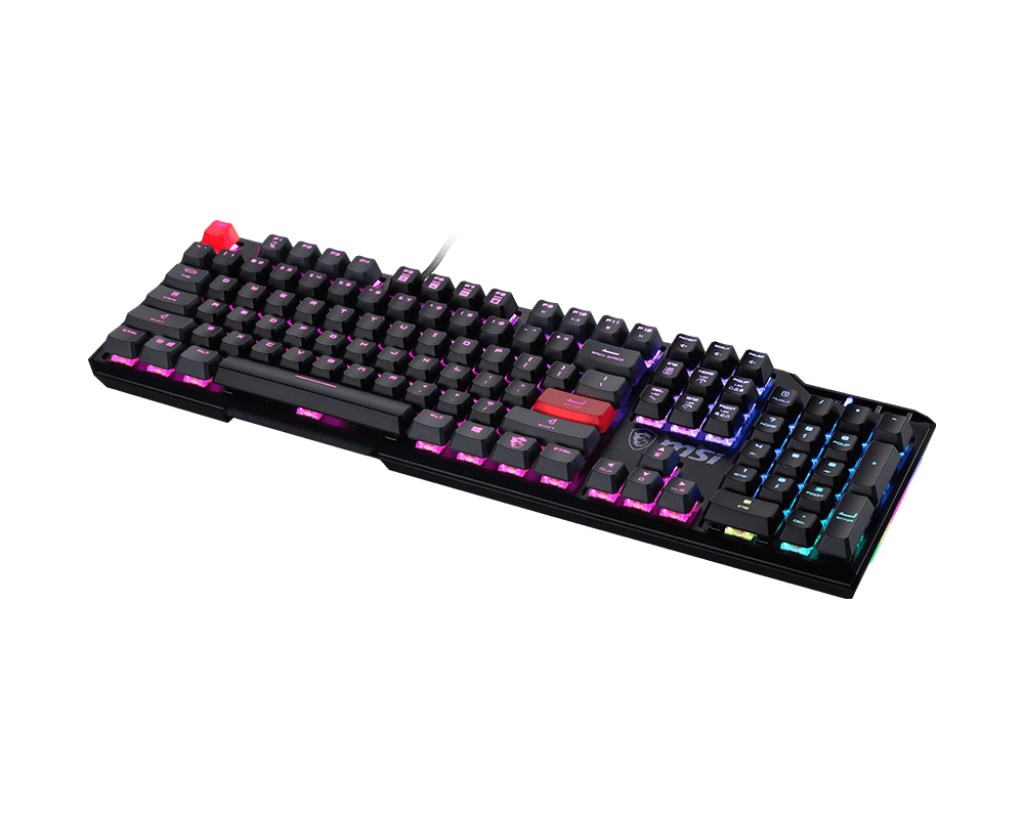 Tastierë MSI Vigor GK41 Dusk, Kailh Red, e zezë