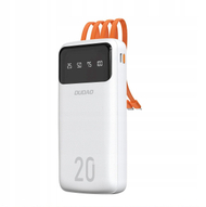 Powerbank Dudao K6Pro+, 20000mAh, 10W, i bardhë