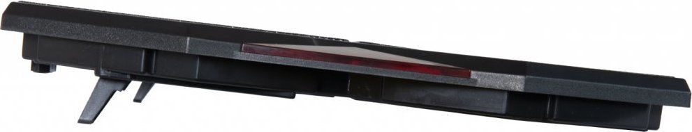 Ftohës laptopi Evolveo Ania 14, deri 17.3", 5 ventilatorë, i zi me ndriçim të kuq