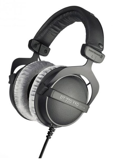 Kufje Beyerdynamic DT 770 Pro, me kabllo, të zeza