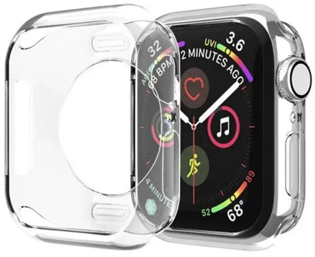 Mbrojtëse HurTel Ultra Clear për Apple Watch 42mm Series 10, TPU, transparente