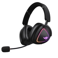 Kufje ASUS ROG Delta II, wireless RGB Gaming Headset, e zezë