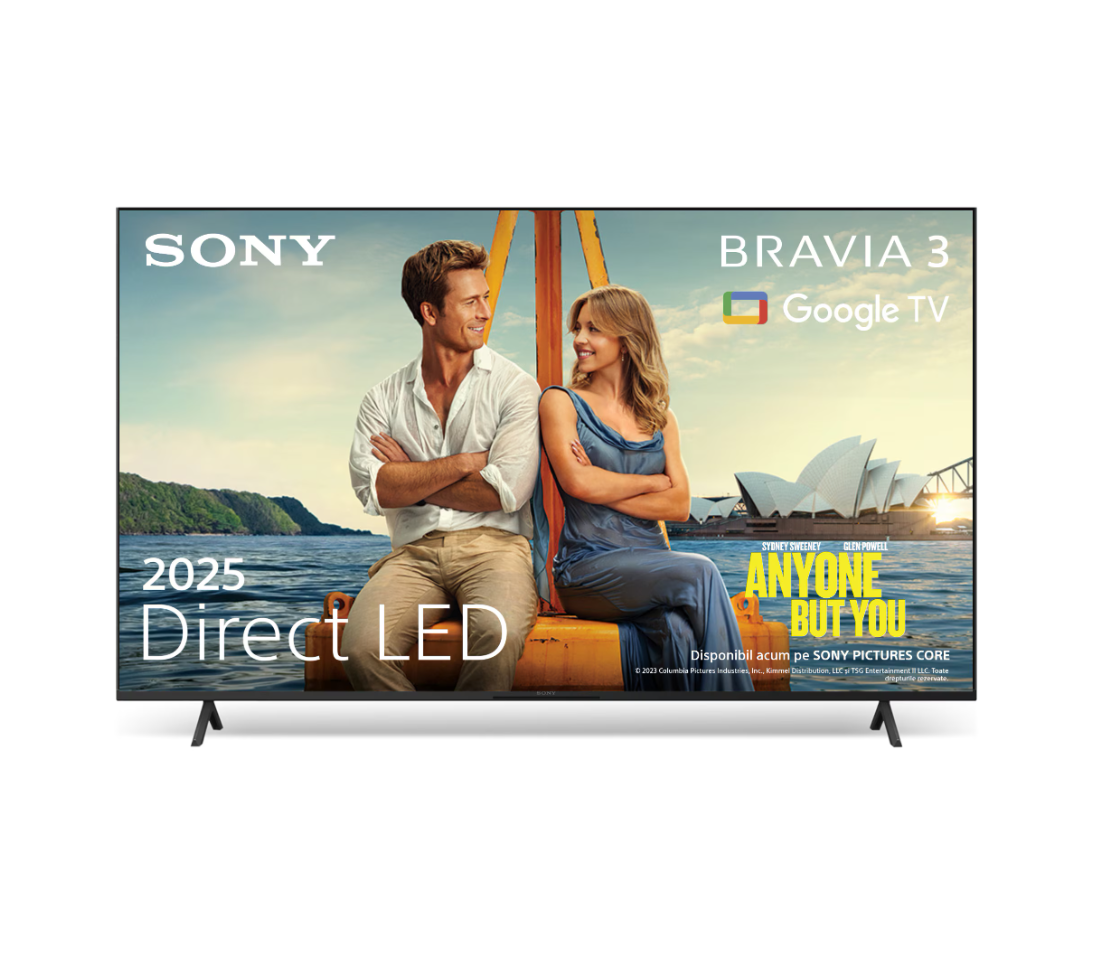 Televizor Sony Bravia 3 K-75S39, 75", 4K UHD, i zi