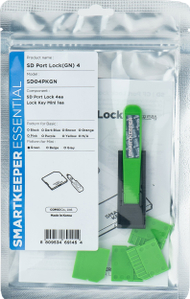 Bllokues porte SD Smartkeeper SD04PKGN, set sigurie, plastikë, jeshil