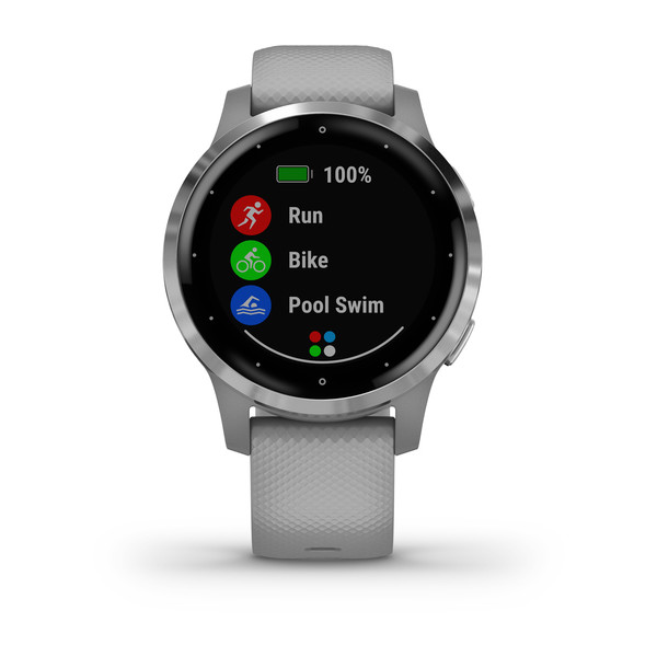 Orë e mençur Garmin Vivoactiv 4S, e hirtë/ argjendtë