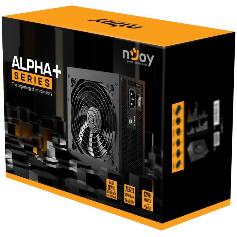 Furnizues energjie NJoy Alpha+ 1000, 1000W, 80+ Gold, modular, i zi
