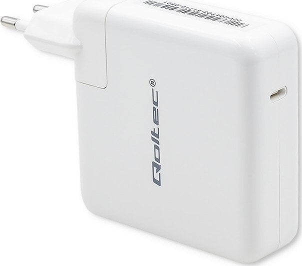 Karikues rrjeti Qoltec FAST, 96W, USB C PD, i bardhë
