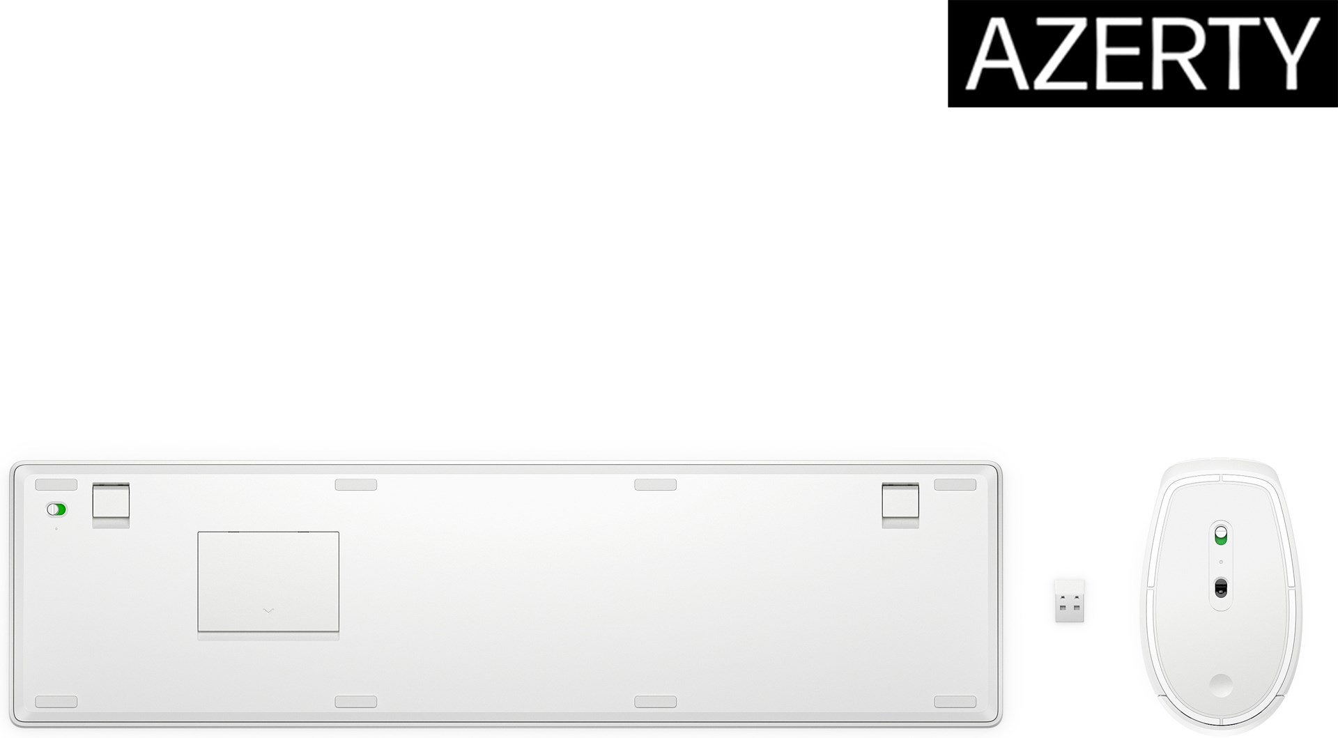 Set tastierë dhe maus HP 650 Wireless, e bardhë